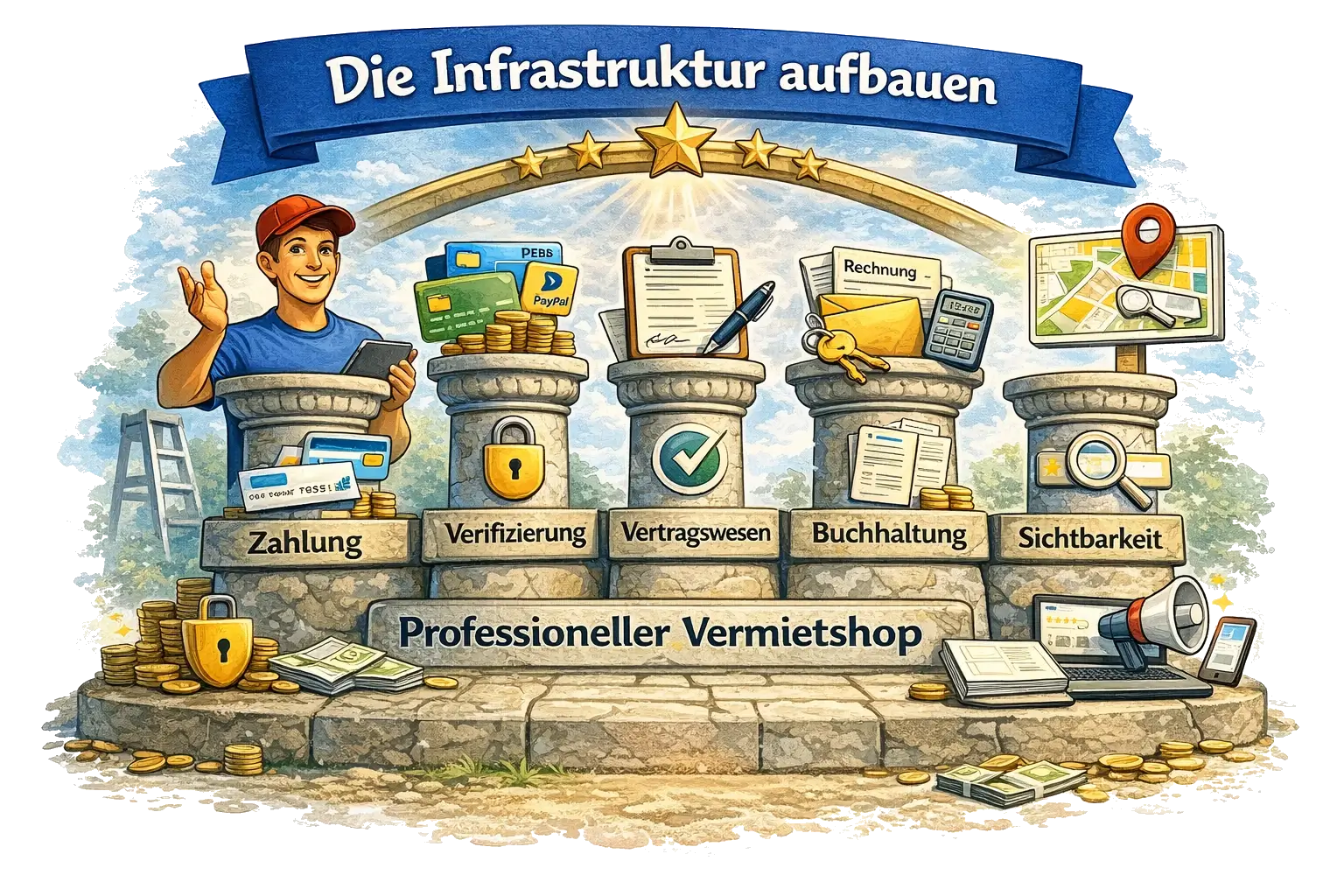 Infrastruktur aufbauen